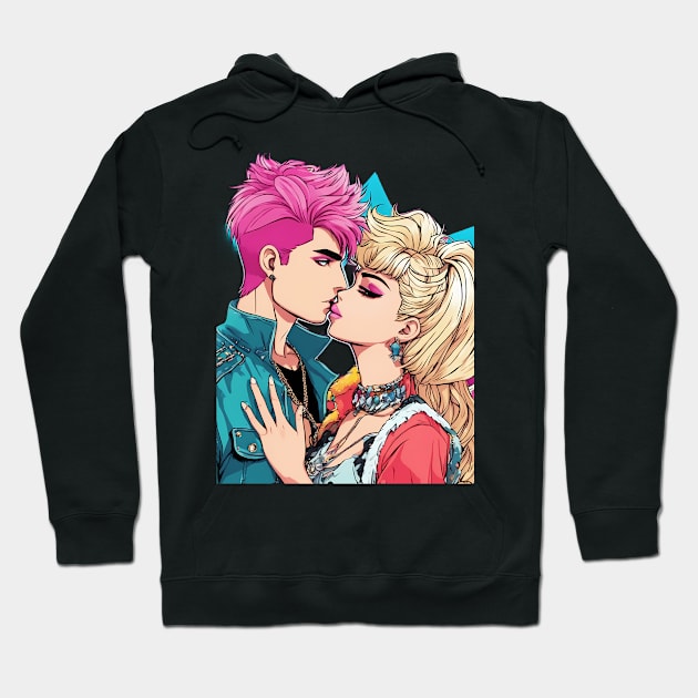 Kissing Couple Hoodie by animegirlnft